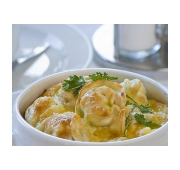 Tortelini prosciutto e panna al forno
